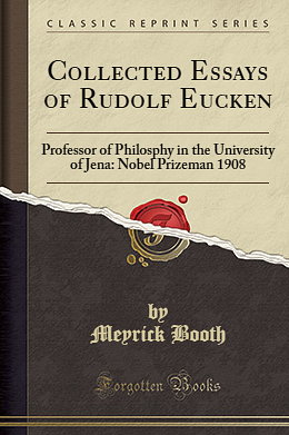 Collected Essays of Rudolf Eucken by Rudolf Eucken