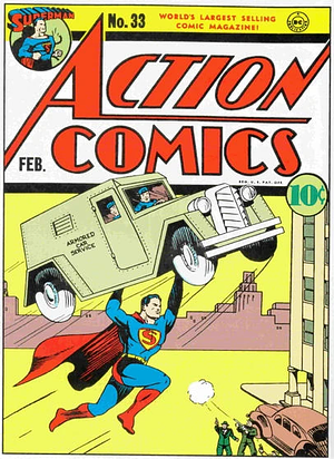 Action Comics #33 by Henry Boltinoff, Jerry Siegel