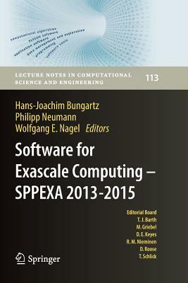 Software for Exascale Computing - Sppexa 2013-2015 by 