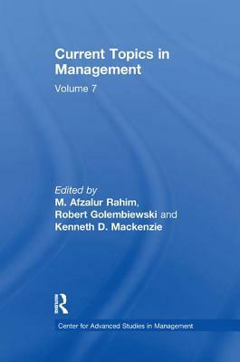 Current Topics in Management: Volume 7 by 