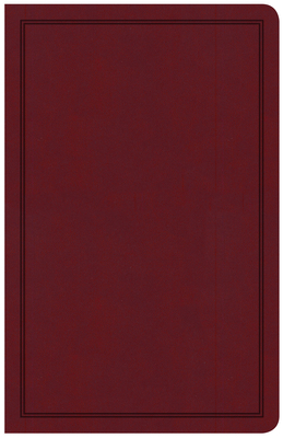 CSB Deluxe Gift Bible, Burgundy Leathertouch by Csb Bibles by Holman