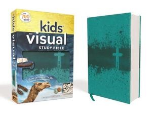 Niv, Kids' Visual Study Bible, Leathersoft, Teal, Full Color Interior: Explore the Story of the Bible---People, Places, and History by The Zondervan Corporation