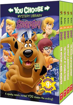 Scooby-Doo!: You Choose Mystery 4-Book Library:  The Fright at Zombie Farm, The Ghost of the Bermuda Triangle, The House on Spooky Street and The Mystery of the Maze Monster.  by Laurie S. Sutton