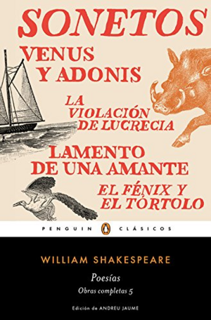 Poesías by William Shakespeare, Andreu Jaume