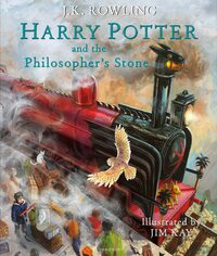 Harry Potter and The Philosopher's Stone Illustrated Edition by J.K. Rowling