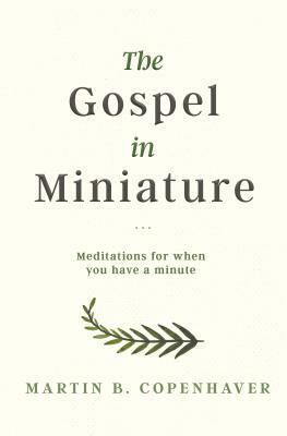 The Gospel in Miniature: Meditations for When You Have a Minute by Martin B. Copenhaver