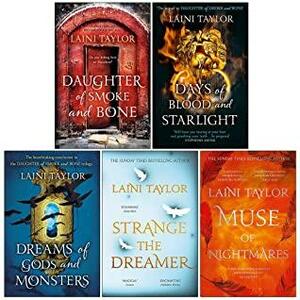 Daughter of Smoke and Bone Trilogy & Strange the Dreamer Duology 5 Books Collection Set by Laini Taylor