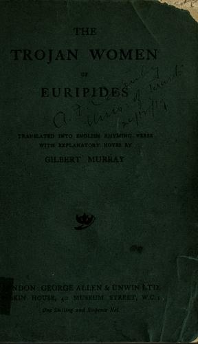 The Trojan Women by Euripides