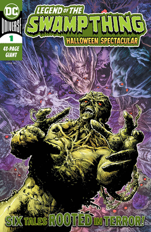 Legend of the Swamp Thing: Halloween Spectacular #1 by Dave Sharpe, Andy Troy, Ariana Maher, John Timms, Mike Perkins, Emma Ríos, Aditya Bidikar, Jeremiah Skipper, Ram V., Julian Lytle, Travis Lanham, Gabe Eltaeb, Phillip Kennedy Johnson, Dominike Stanton, James Tynion IV, Jordie Bellaire, Clayton Cowles, Vita Ayala, Christian Ward