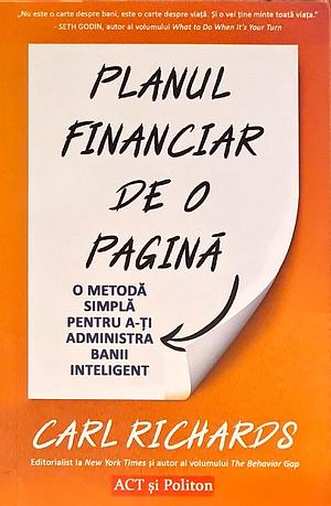 Planul financiar de o pagină by Carl Richards