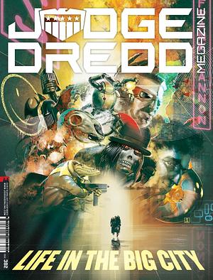 Judge Dredd Megazine 382 by Dan Abnett, Alan Grant, Si Spencer, T.C. Eglington