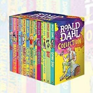 Roald Dahl Fairy Tales Collection 15 Books Bundle (The Witches, Matilda, The BFG, Going Solo, The Giraffe the Pelly and Me, The Magic Finger, James and the Giant Peach, The Twits, by Roald Dahl