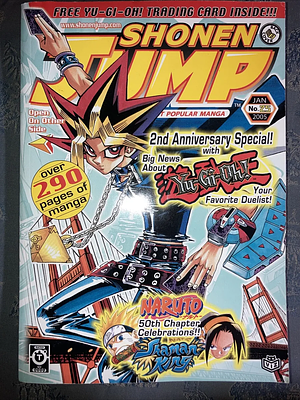 Shonen Jump, January 2005 Vol.3, Issue 1 by Eiichiro Oda, Kazuki Takahashi, Akira Toriyama, Hiroyuki Takei, Yumi Hotta, Masashi Kishimoto, Takeshi Obata, Yoshihiro Togashi