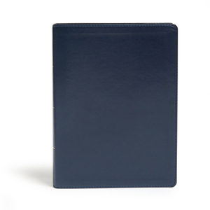 KJV Study Bible, Full-Color, Navy Leathertouch by Holman Bible Publishers