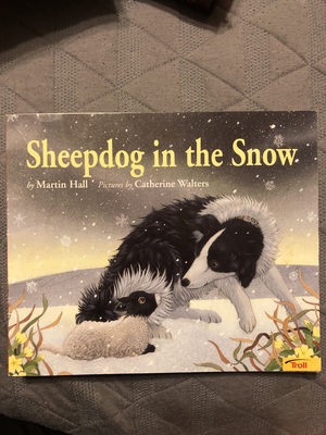 Sheepdog in the snow  by Martin Hall
