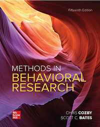 Methods in Behavioral Research by Scott C. Bates, Paul C. Cozby