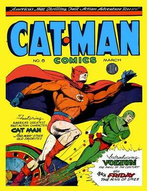 Cat-Man Comics #8 by Holyoke Publisher