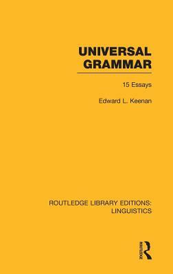 Universal Grammar by Edward L. Keenan