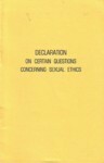 Persona Humana: Declaration on Certain Questions Regarding Sexual Ethics by Sacred Congr for Doctrine, Congregation for the Doctrine of the Faith