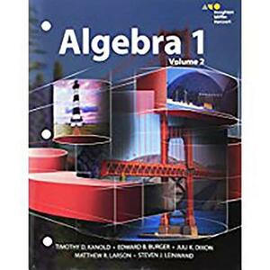 Hmh Algebra 1: Interactive Student Edition Volume 2 2015 by 