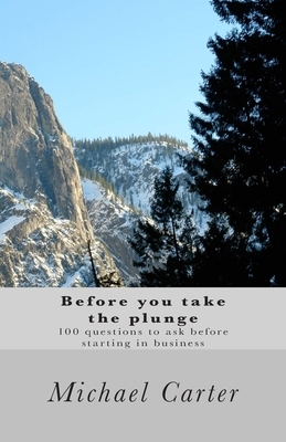 Before you take the plunge: 100 questions to ask before starting in business by Michael Carter