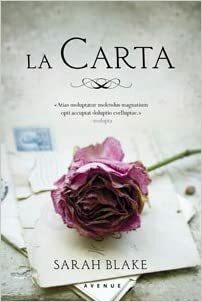 La carta by Sarah Blake