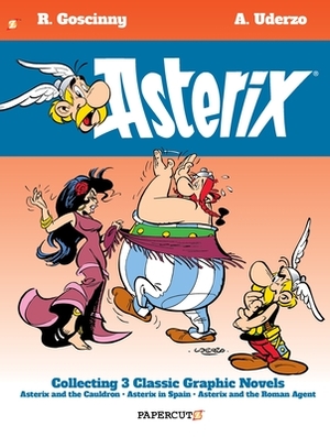 Asterix Omnibus #5: Collecting Asterix and the Cauldron, Asterix in Spain, and Asterix and the Roman Agent by René Goscinny