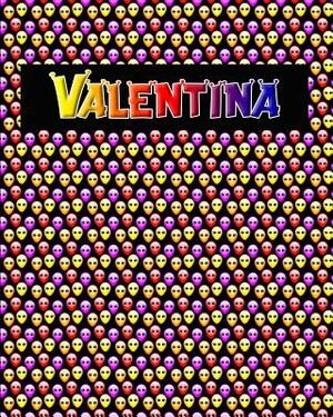 120 Page Handwriting Practice Book with Colorful Alien Cover Valentina: Primary Grades Handwriting Book by Sheldon Franks