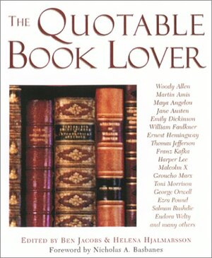 The Quotable Book Lover by Ben Jacobs