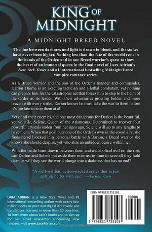 King of Midnight: A Midnight Breed Novel by Lara Adrian