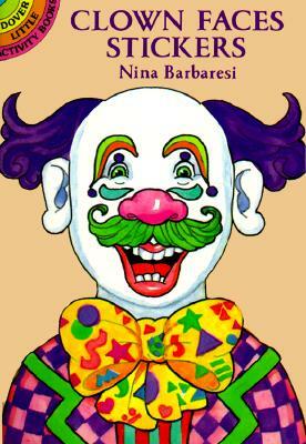 Clown Faces Stickers by Nina Barbaresi