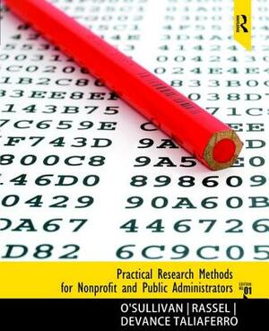 Practical Research Methods for Nonprofit and Public Administrators by Elizabeth O'Sullivan