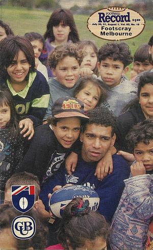 1993 Round 18 Footy Record Footscray vs. Melbourne by 