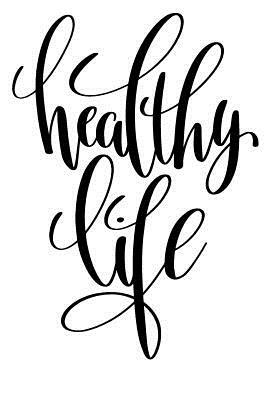 Healthy Life: 6x9 College Ruled Line Paper 150 Pages by Startup