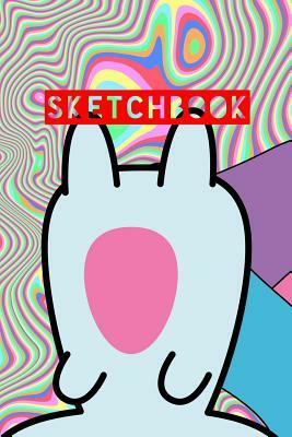 Sketchbook: Unicorn Cat Cute Kawaii with Rainbow Marble Design by Frasier Cheng-Binns