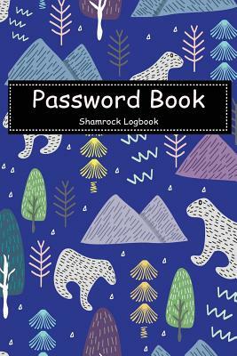 Password Book: With Funny Christmas Pattern with Polar Beer and Winter Forest Cover by 