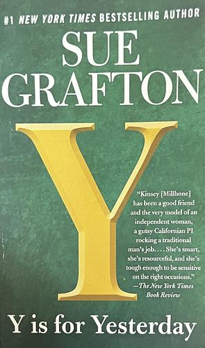 Y is for Yesterday by Sue Grafton