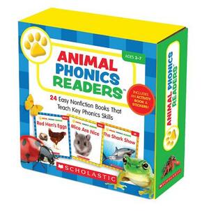 Animal Phonics Readers: 24 Easy Nonfiction Books That Teach Key Phonics Skills [With Sticker(s) and Activity Book] by Liza Charlesworth