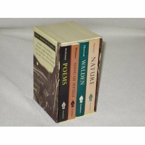 Four American Classics, Boxed Set: Poems, Nature, Walden, Song of Myself by Henry David Thoreau, Walt Whitman, Pocket Classics Shambhala