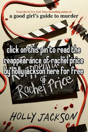The Reappearance of Rachel Price by Holly Jackson