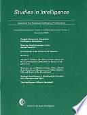 Studies in Intelligence, Journal of the American Intelligence Professional, Unclassified Extracts From Studies in Intelligence, V. 53, No. 3 by Center for the Study of Intelligence (U.S.)