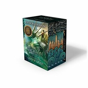 Percy Jackson and the Olympians Complete Series and Percy Jackson's Greek Gods Boxed Set by Rick Riordan, John Rocco