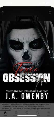 Toxic Obsession  by J.A. Owenby