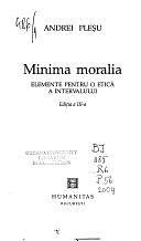 Minima moralia by Andrei Pleșu