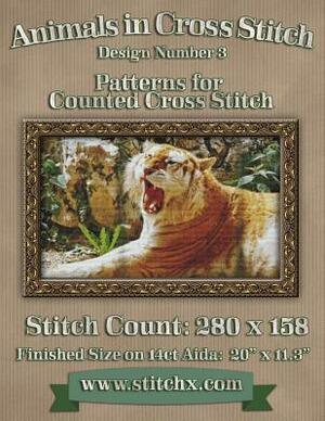 Animals in Cross Stitch: Design Number 3 by Tracy Warrington, Stitchx