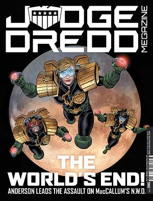 Judge Dredd Megazine 390 by Dan Abnett, Rory McConville, Alan Grant, John Wagner