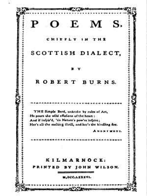 Poems, Chiefly In The Scottish Dialect by Robert Burns