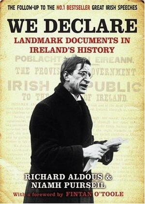 We Declare: Landmark Documents in Ireland's History by Fintan O'Toole, Niamh Puirseil, Richard Aldous