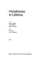 Homelessness in California by John M. Quigley, Eugene Smolensky, Steven Raphael