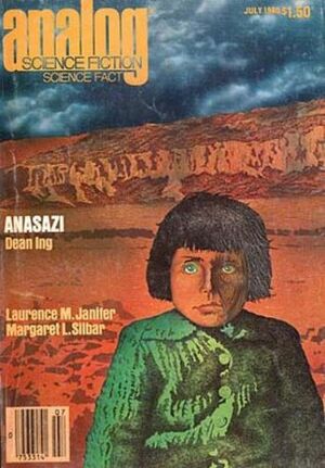 Analog Science Fiction and Fact, July 1980 by Stanley Schmidt, Laurence M. Janifer, Eric Vinicoff, Margaret L. Silbar, Tmothy Zahn, Gary Alan Ruse, G. Harry Stine, Marcia Martin, Dean Ing